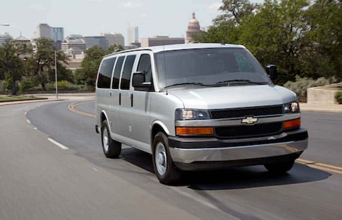 2018 chevy vans